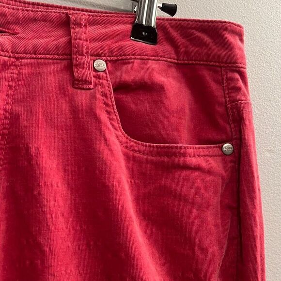 Carve Designs Women's Pink Zip Fly Zippered Leg Skinny Corduroy Pants Size 6 - Picture 6 of 9